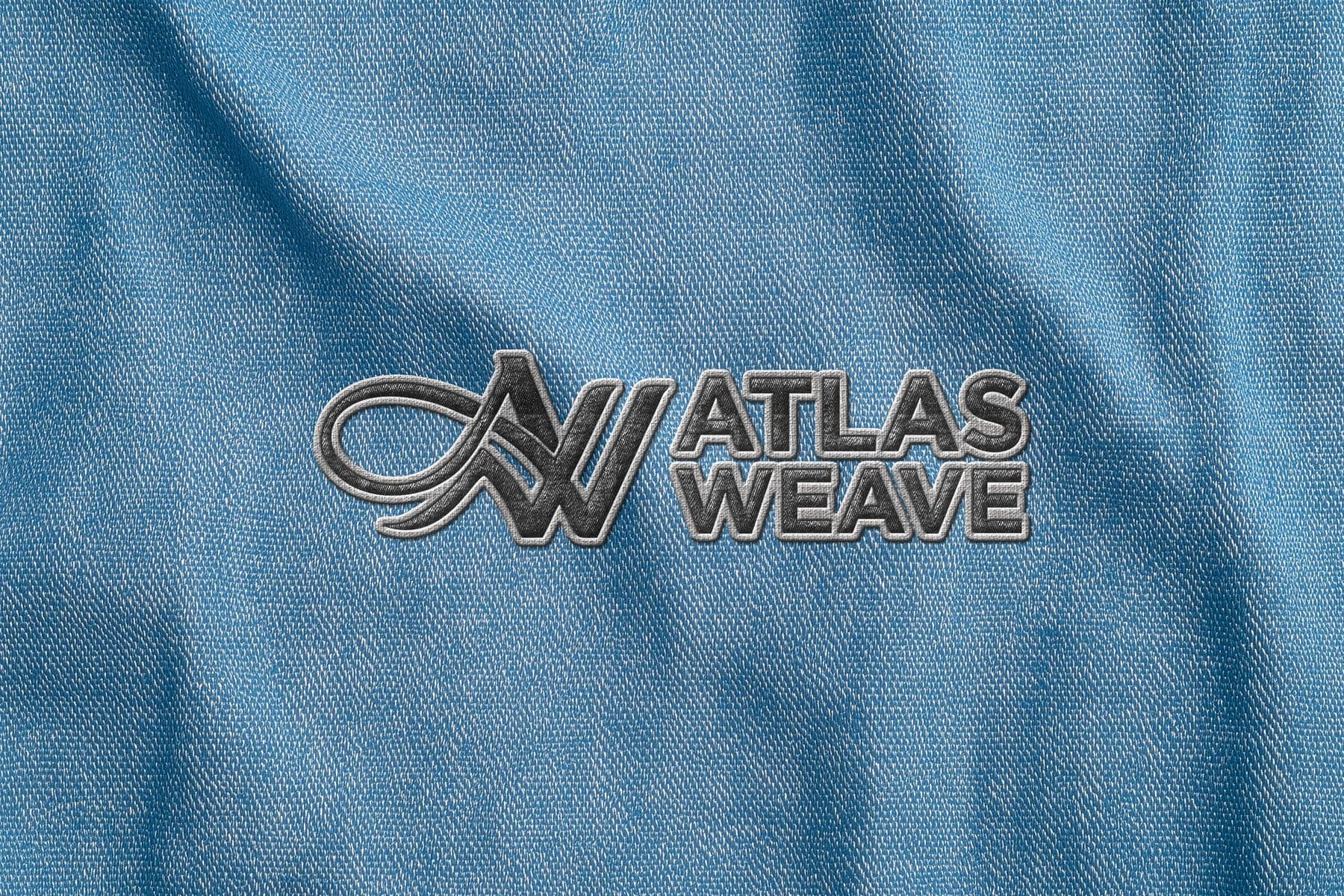 The Atlas Weave mark on woven textile
